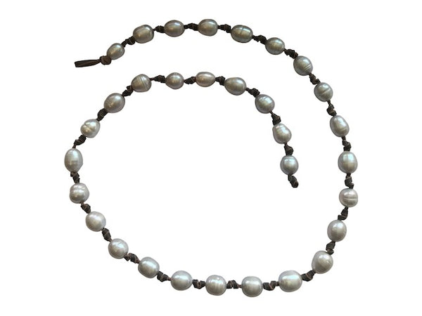 Grey Pearl Necklace
